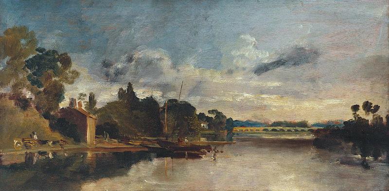 Joseph Mallord William Turner The Thames near Walton Bridges